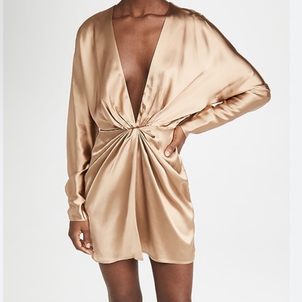 GAUGE81 Shibu Mini Dress in Bronze